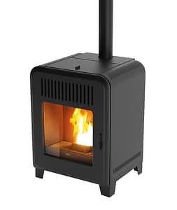 MCZ Cute pelletkachel zwart vrijstaand