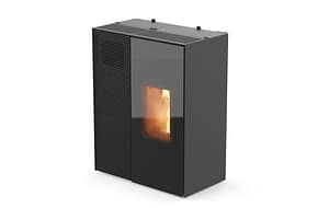 MCZ Eiko 365 pelletkachel zwart vrijstaand