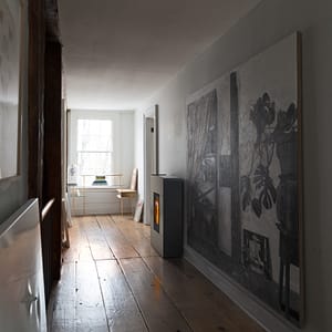 MCZ RAAM pelletkachel modern design staal woonkamer